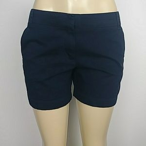 J. Crew Chino Size 6 Shorts Navy Blue